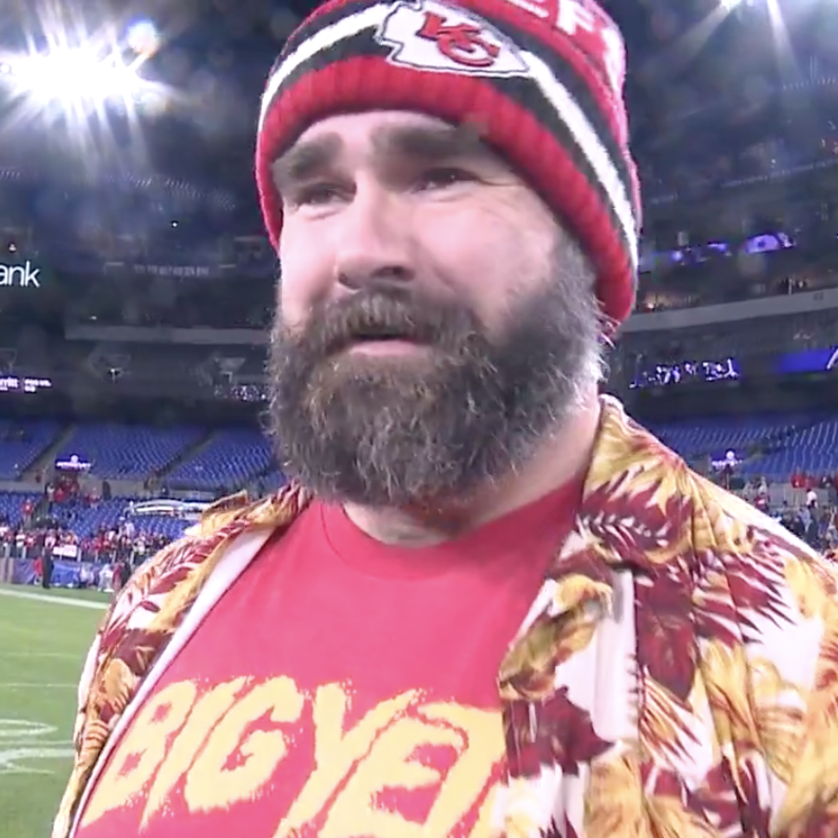 Jason Kelce reacts to Chiefs-Ravens AFC Championship game - A to Z Sports