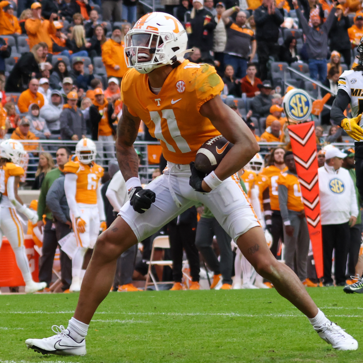 Jalin Hyatt declares for NFL Draft, opts out of Orange Bowl for Tennessee