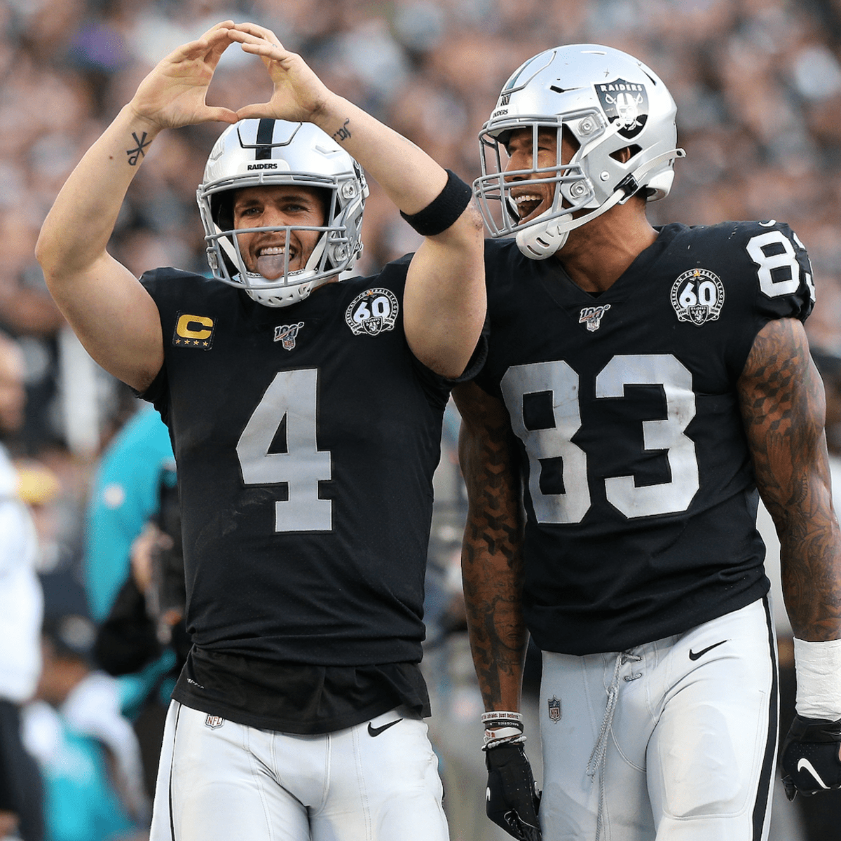 Raiders: Darren Waller trade rumors Packers has Derek Carr responding