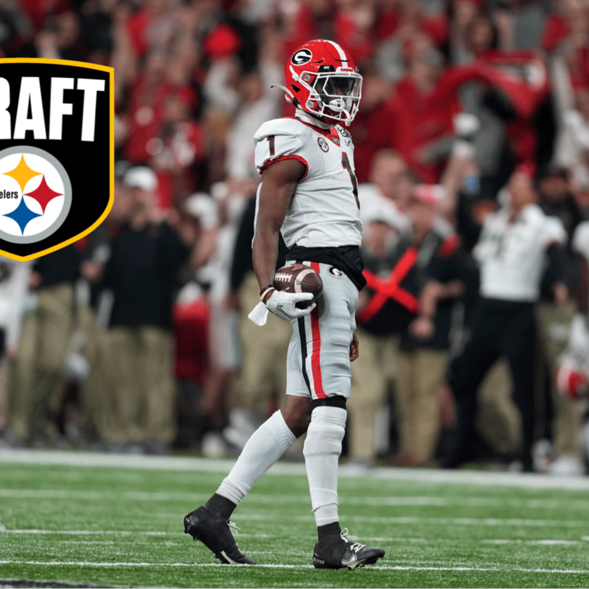 Steelers select Georgia WR George Pickens in the 2nd round of 2022 NFL draft