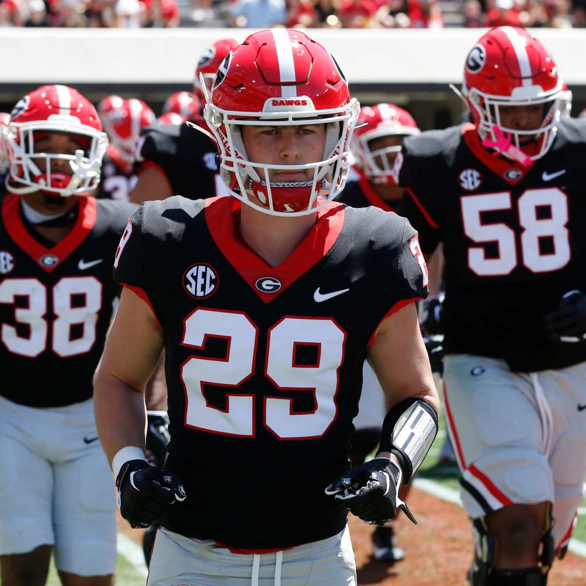 Georgia football s cleats for 2024 kick off vs. Clemson have a unique detail on them
