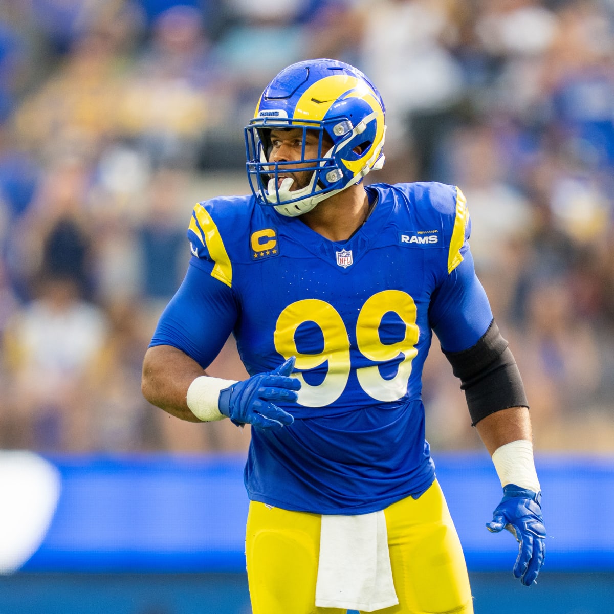Rams blue and yellow jersey clearance