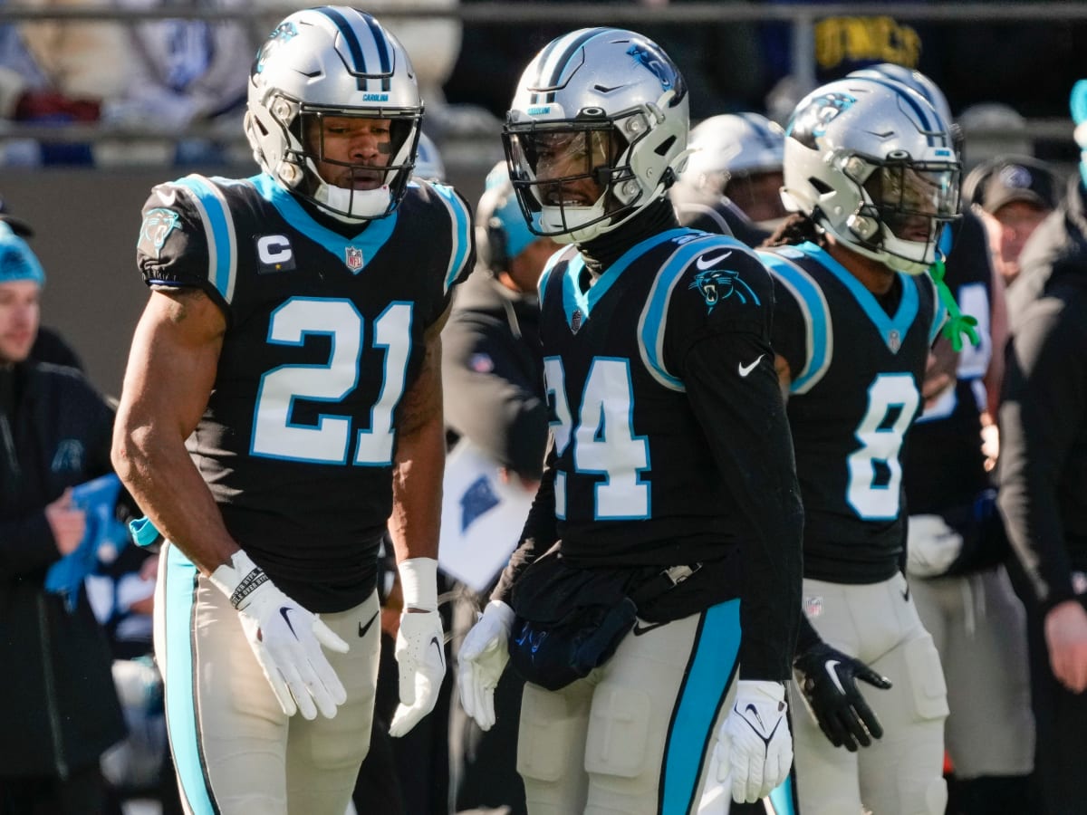 Carolina Panthers safety Xavier Woods during the game against the