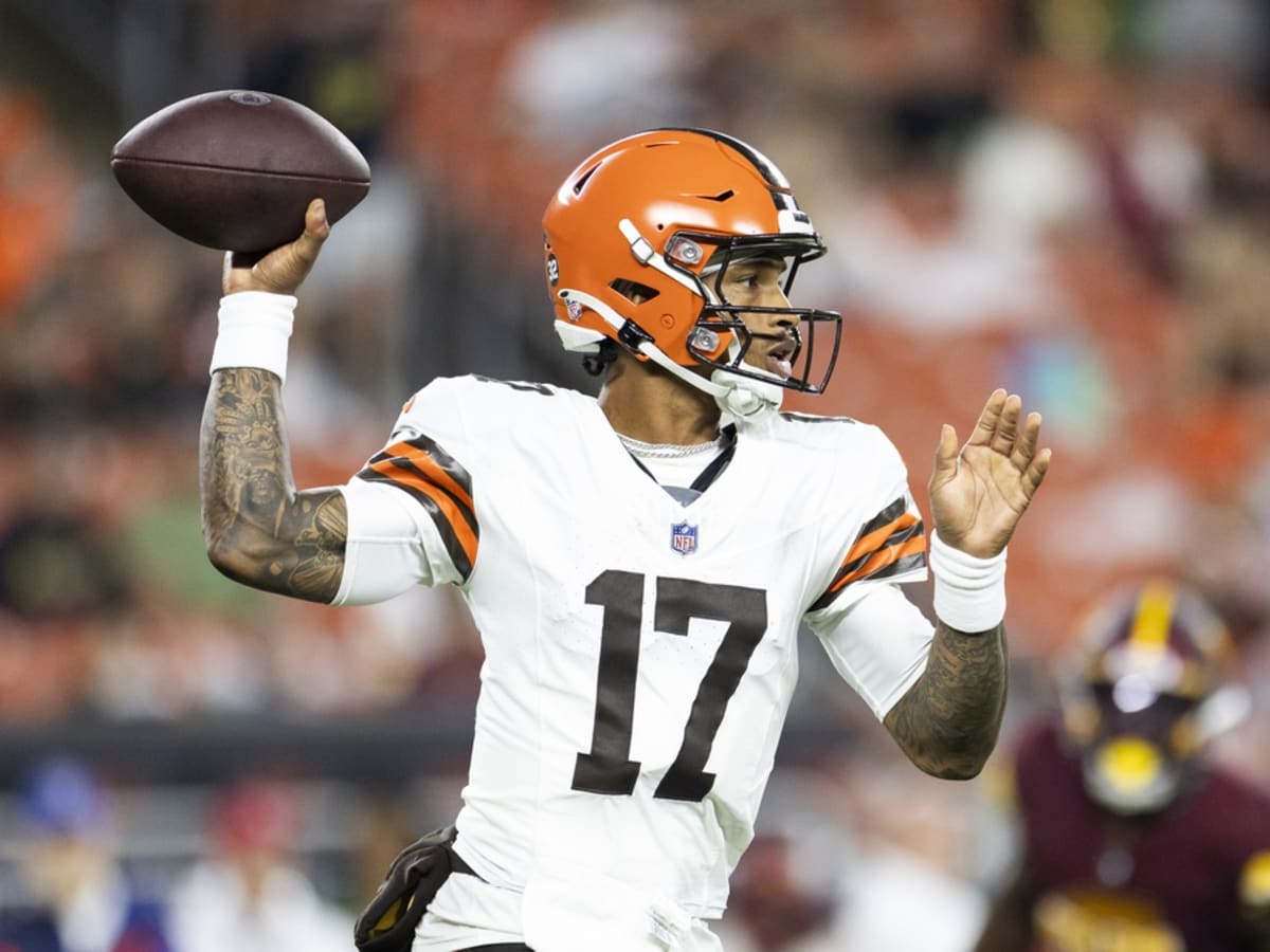 Browns quarterback Deshaun Watson inactive, rookie Dorian Thompson