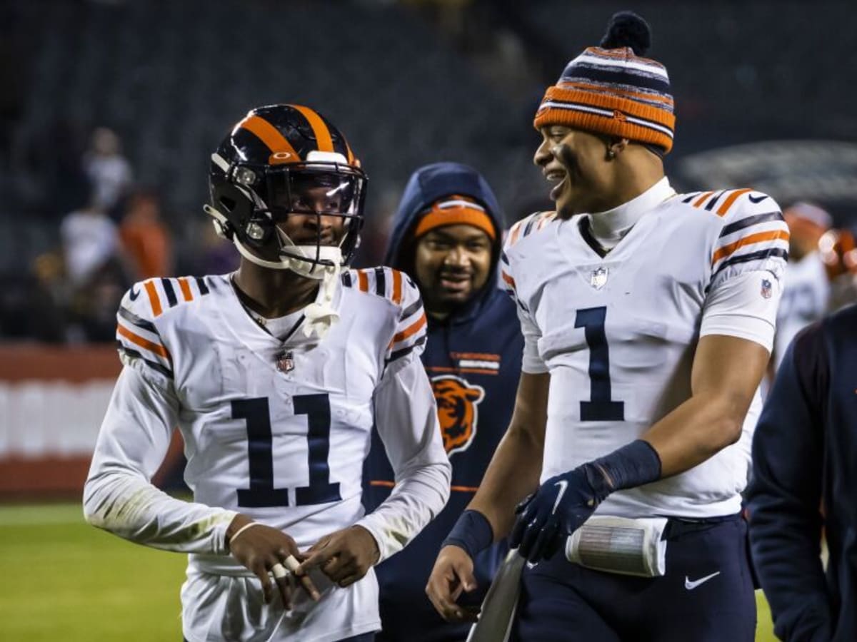 Justin Fields and Darnell Mooney Have Been Working Past Midnight