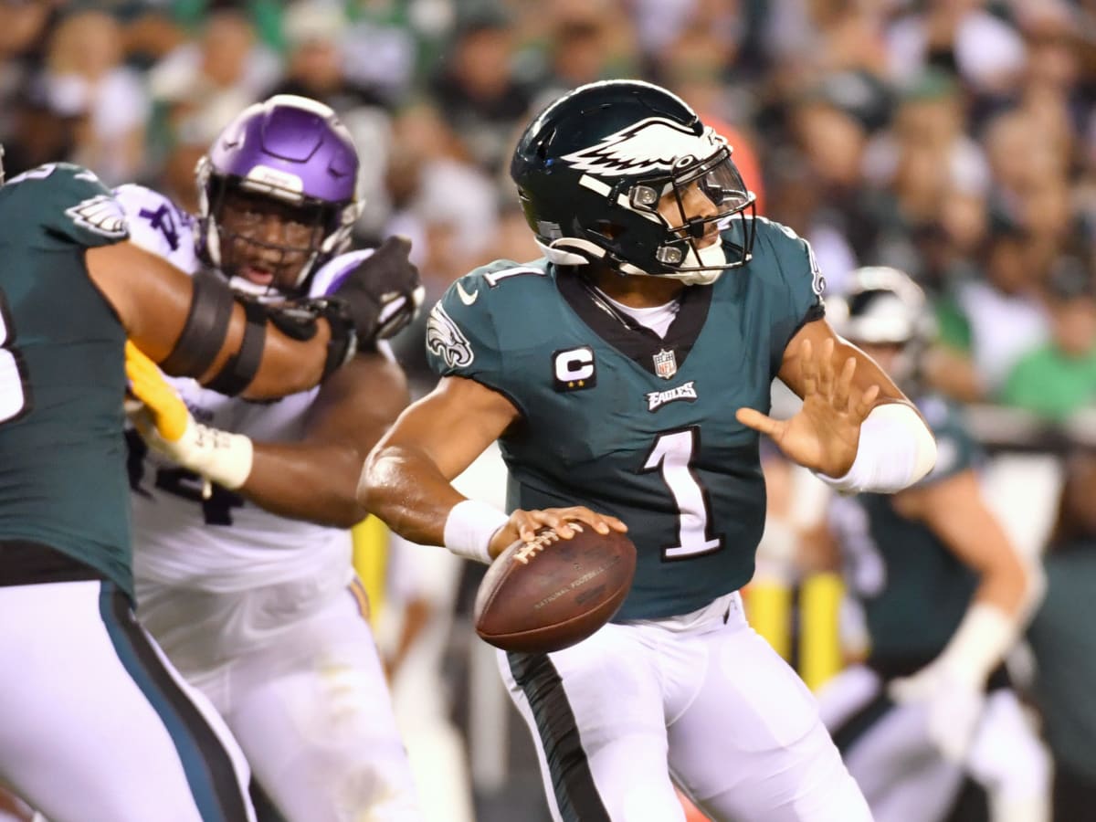 Jalen Hurts had his best game as an NFL quarterback against the Vikings