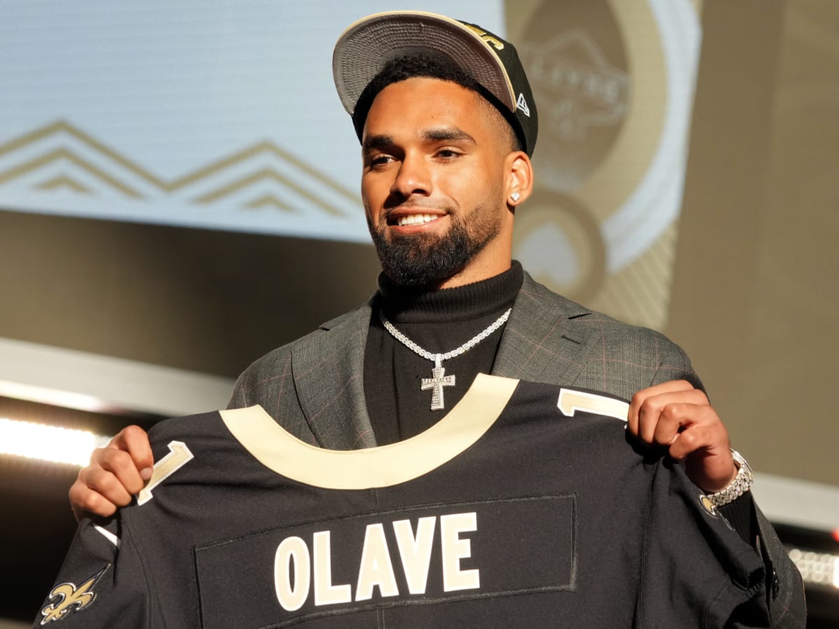 New Orleans Saints wide receiver Chris Olave secures goal-line grab for  first career NFL TD