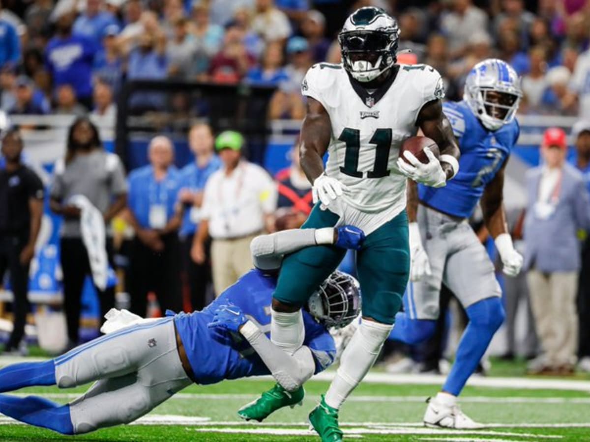 Eagles stay perfect with A.J. Brown's record-setting performance