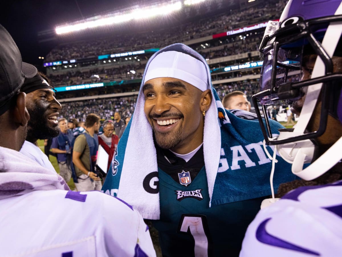 Jalen Hurts has a big night and Eagles make a statement with easy win over  Vikings