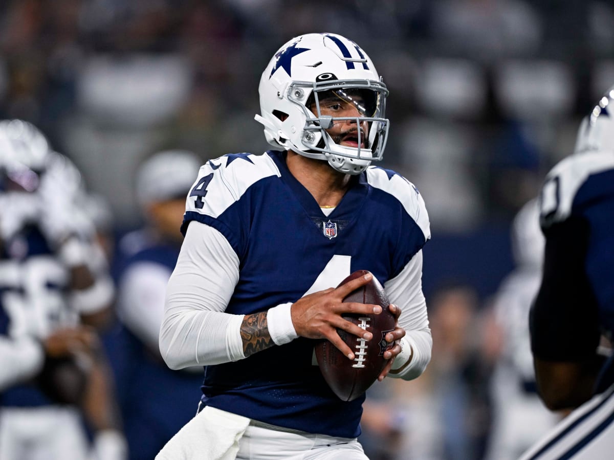 Question QB Dak Prescott's contract, or interceptions, but don't