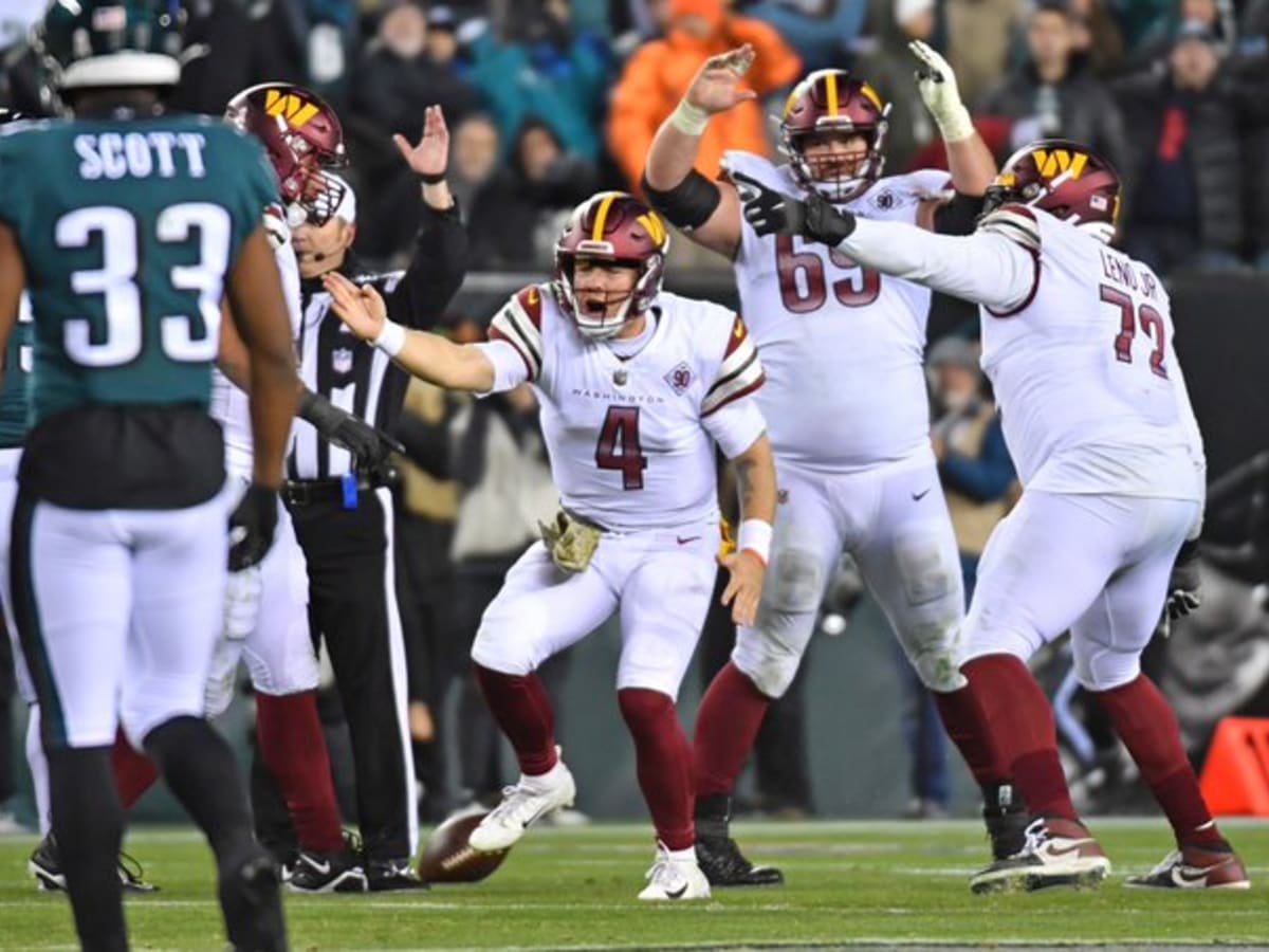 How Taylor Heinicke wisely lured Eagles into roughing penalty to