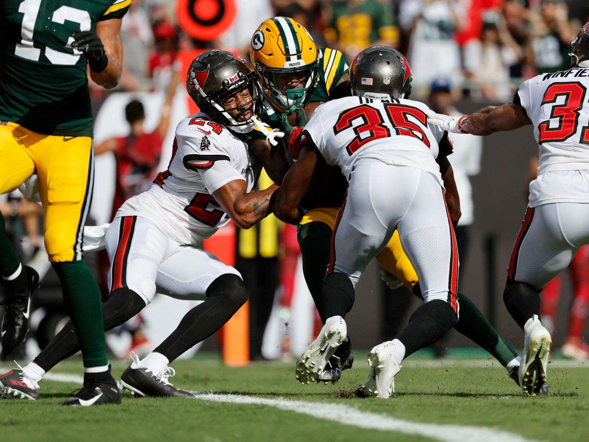 Aaron Rodgers loved this catch from Packers rookie WR Romeo Doubs