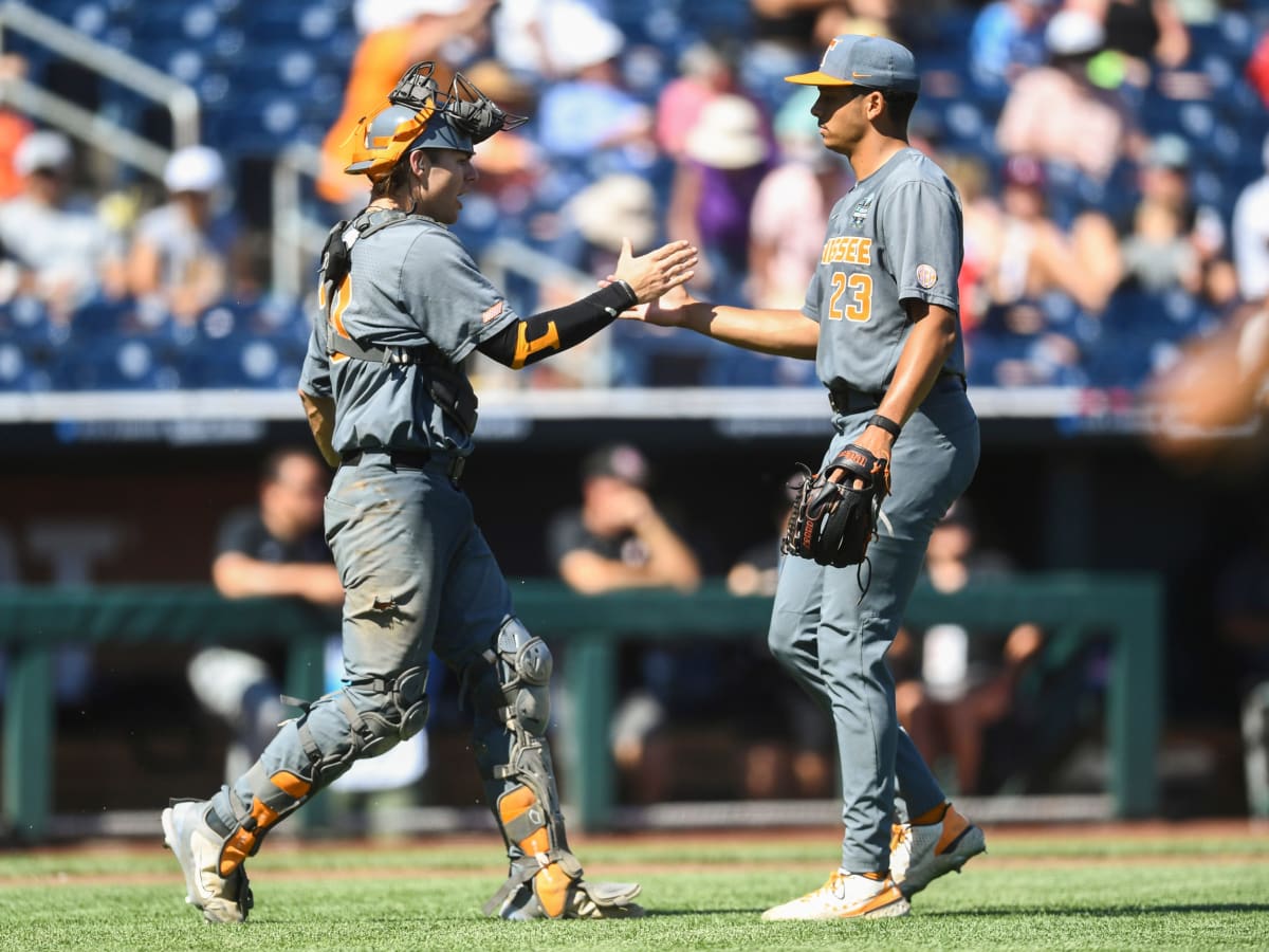 Chase Burns reacts to Vols' series win over Kentucky