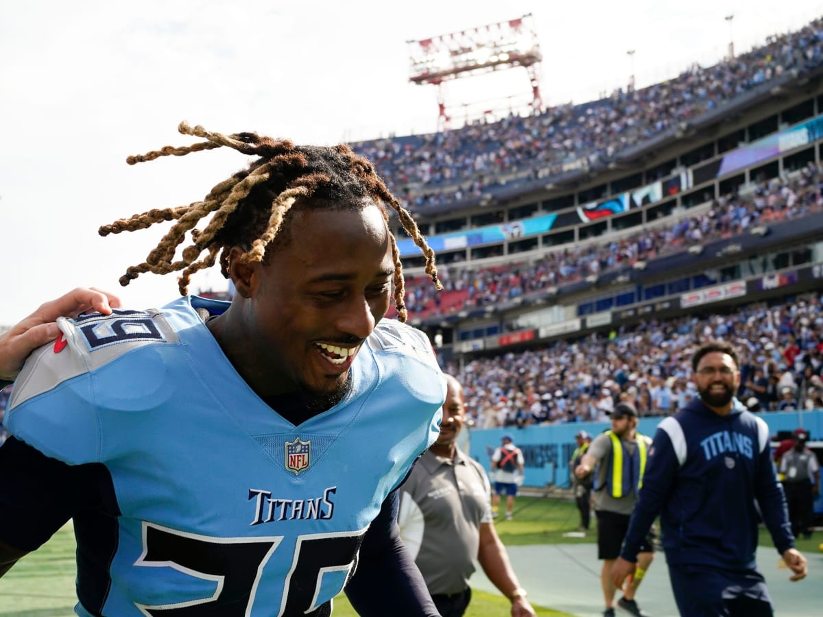 Terrance Mitchell of the Tennessee Titans is seen after the game