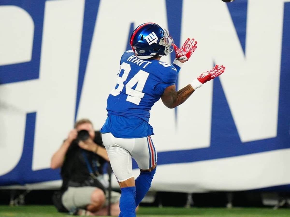 Jalin Hyatt hauls in first NFL touchdown catch for New York Giants in  preseason - On3