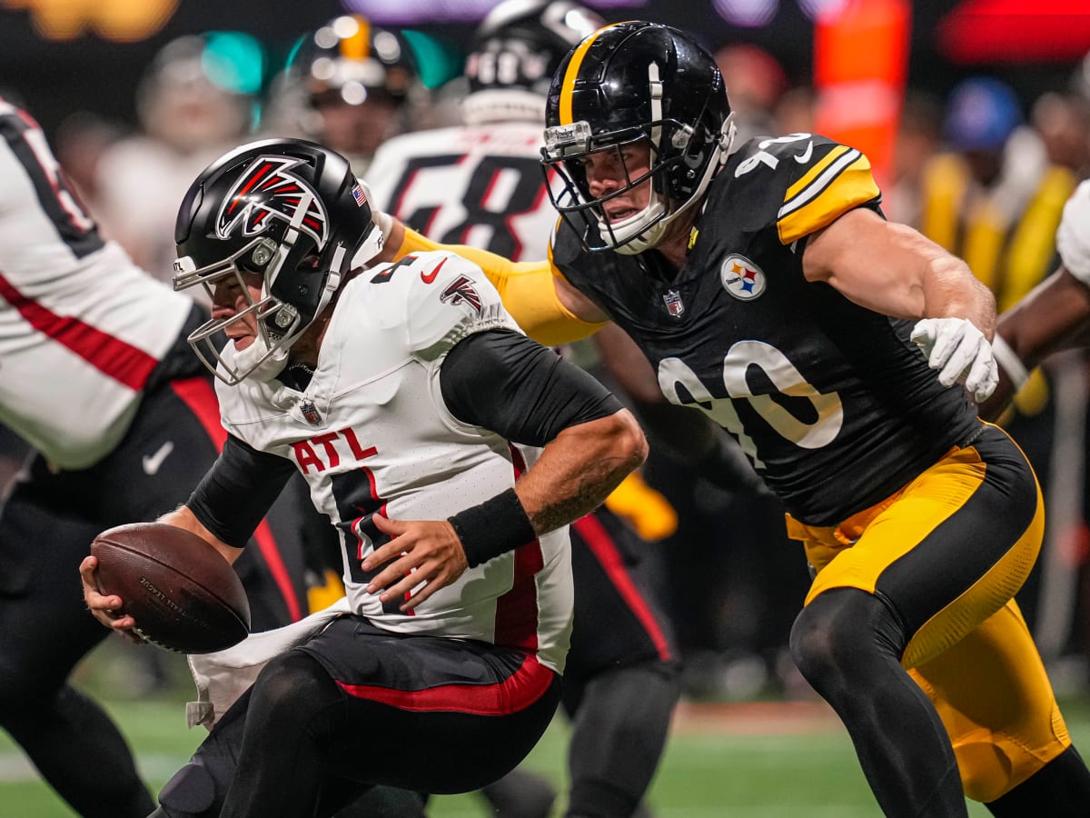 Pittsburgh Steelers linebacker T.J. Watt's relentless pressure off edge  results in 9-yard sack