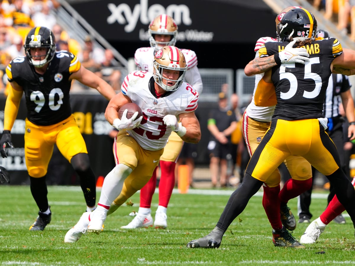 San Francisco 49ers' Christian McCaffrey Scores 65-Yard Rushing Touchdown  in Season Opener Against Pittsburgh Steelers - BVM Sports