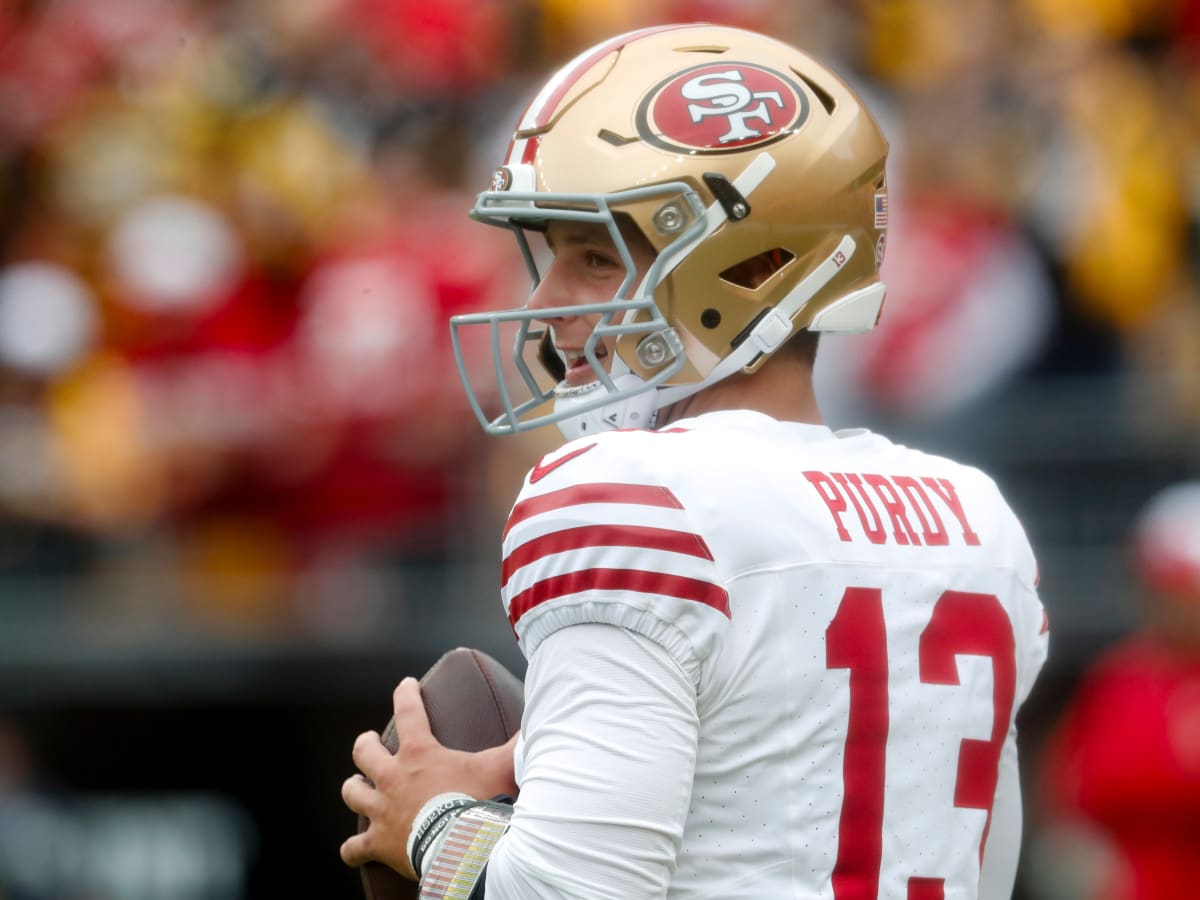 49ers' Brock Purdy makes NFL history with sixth successive two-TD effort -  A to Z Sports