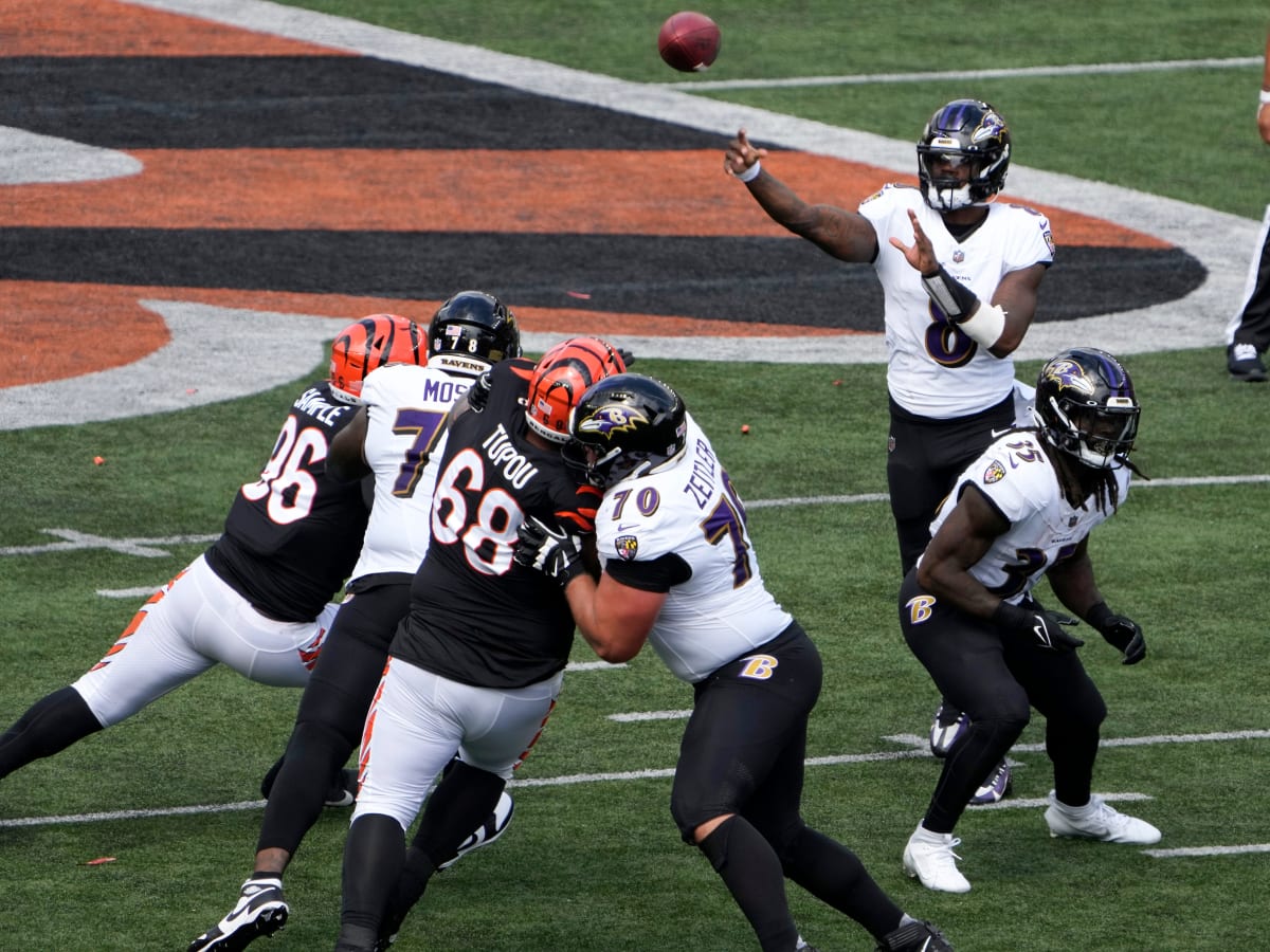 Incredible stat highlights dominance from Ravens' offensive line vs.  Bengals - A to Z Sports