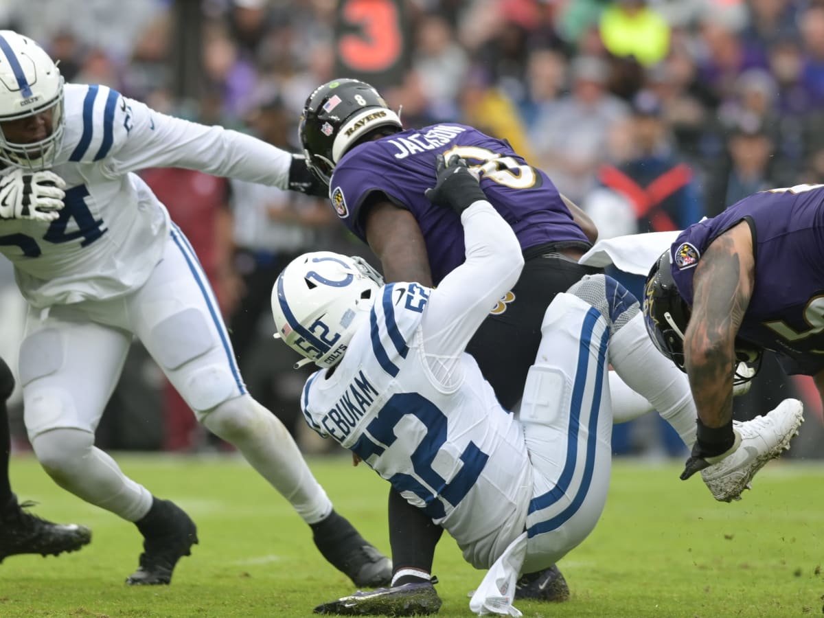 Baltimore Ravens win first road game in Indianapolis