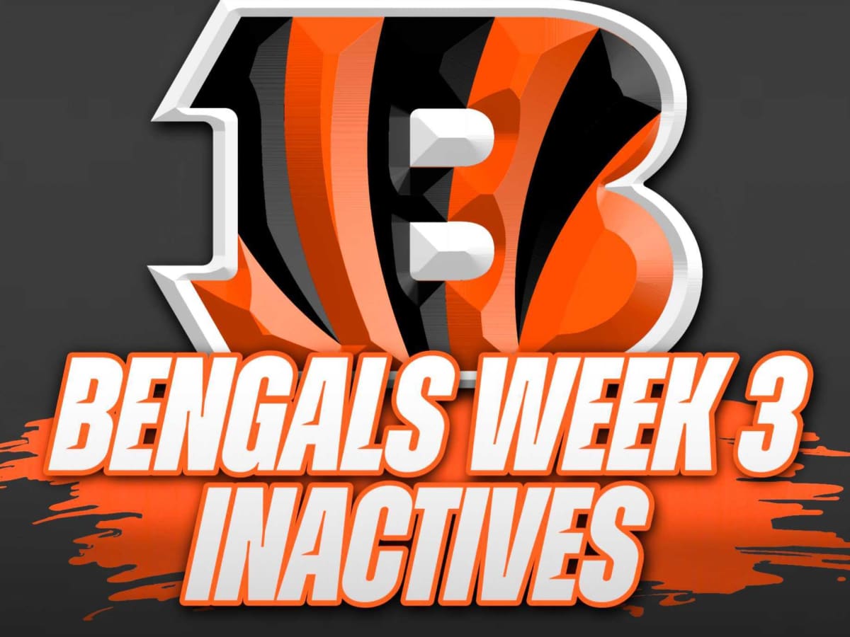 Cincinnati Bengals vs Los Angeles Rams inactives for Monday Night Football