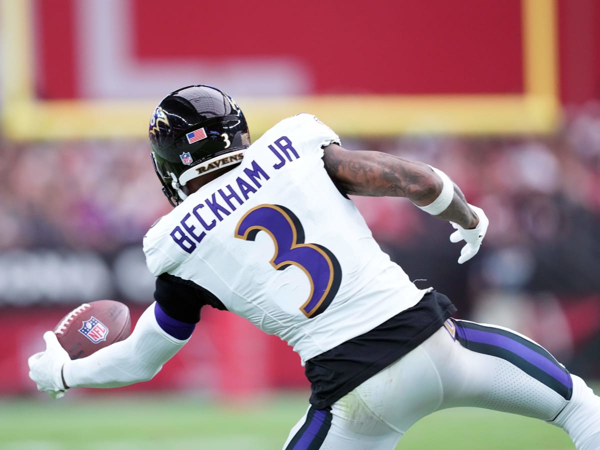 Ravens WR Odell Beckham Jr. leaves Bengals game with an ankle