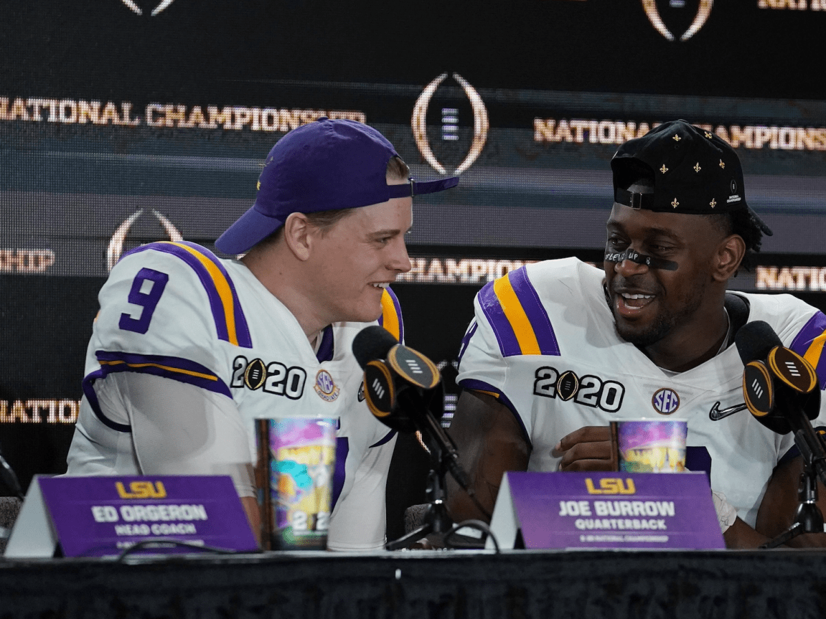 Ja'Marr Chase reveals where Joe Burrow got his LSU jersey from