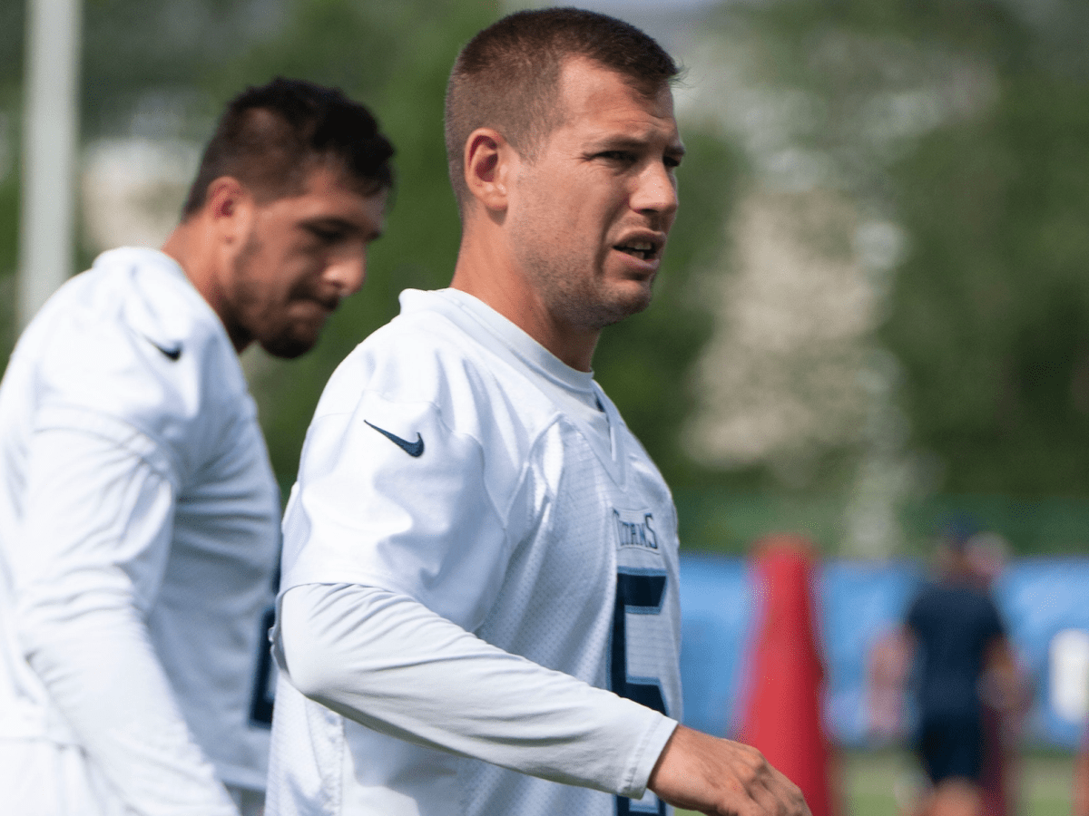 Titans Punter Brett Kern Enjoying Father-Son Time Once Again at