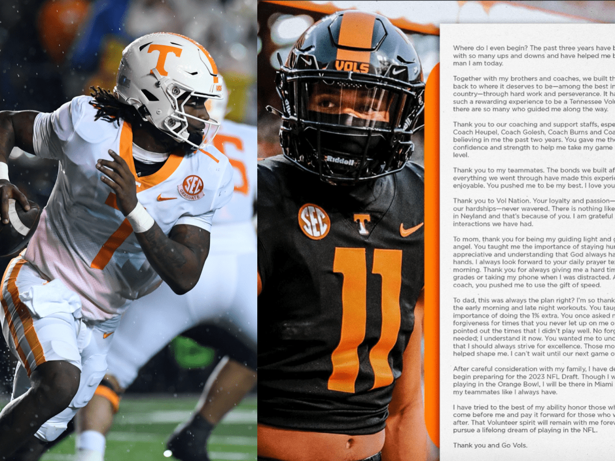 College football bowl game opt-out tracker: Tennessee WR Jalin