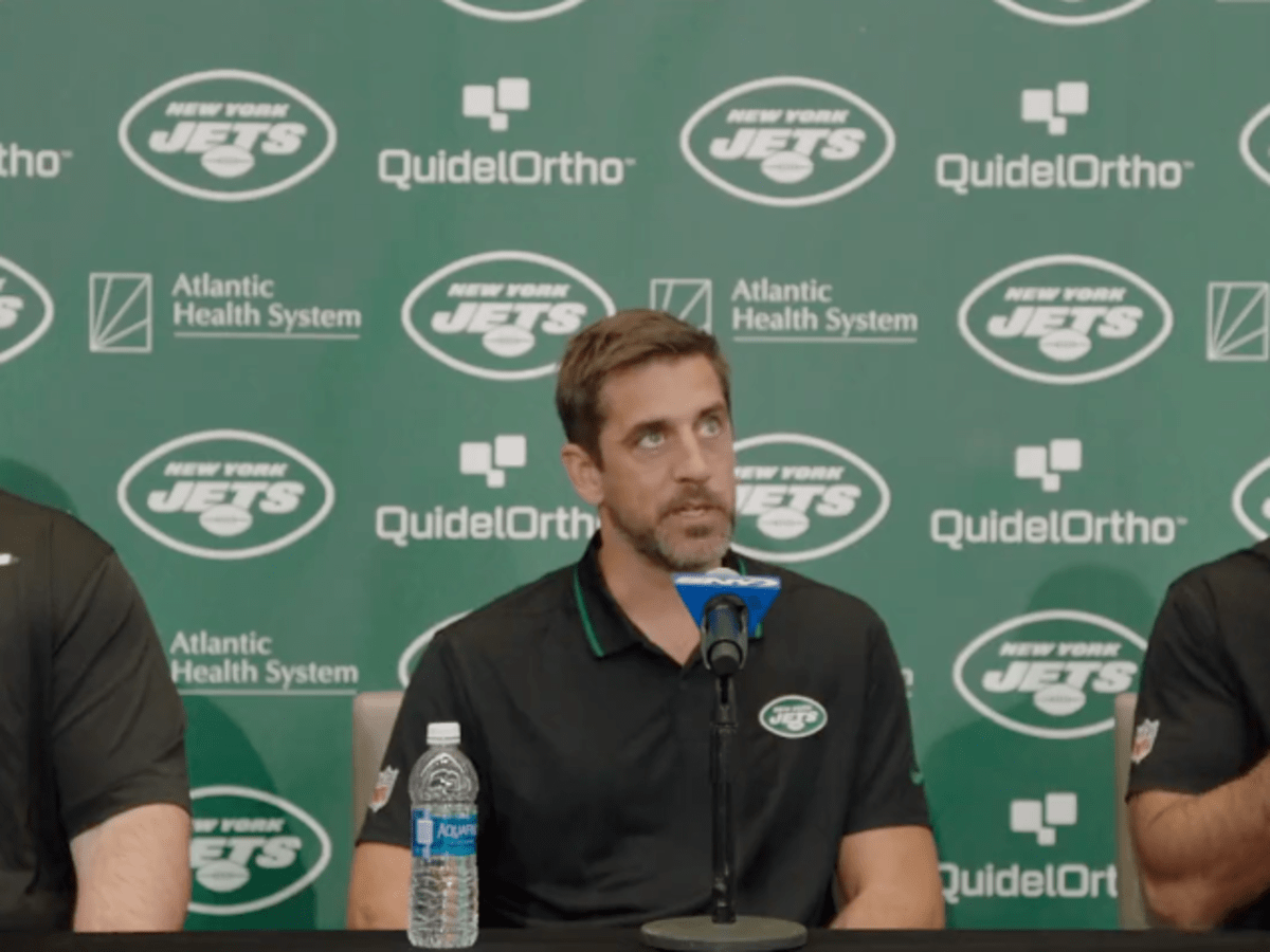 Jets Introduce Aaron Rodgers at News Conference After Trade - The New York  Times