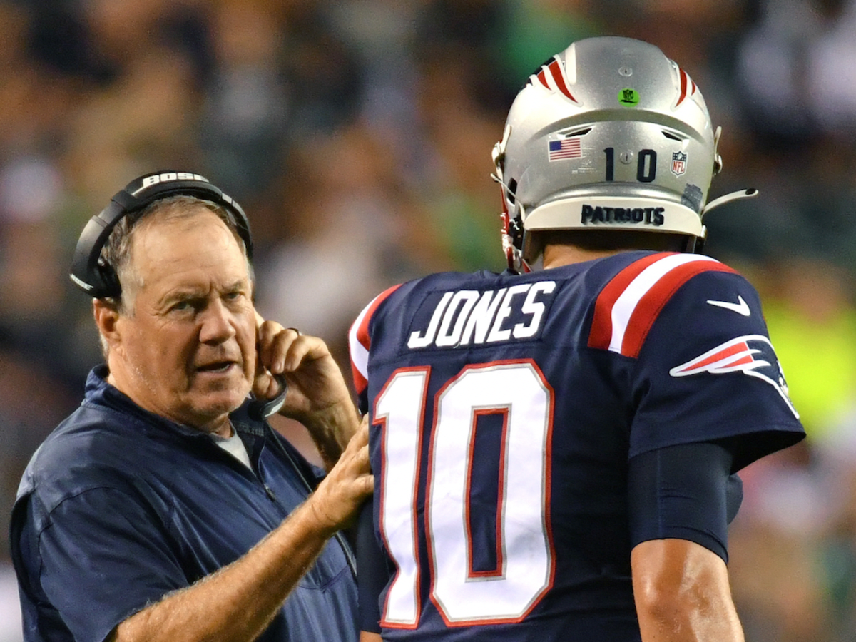 Belichick says Jones to remain Pats' starter at QB vs. Jets