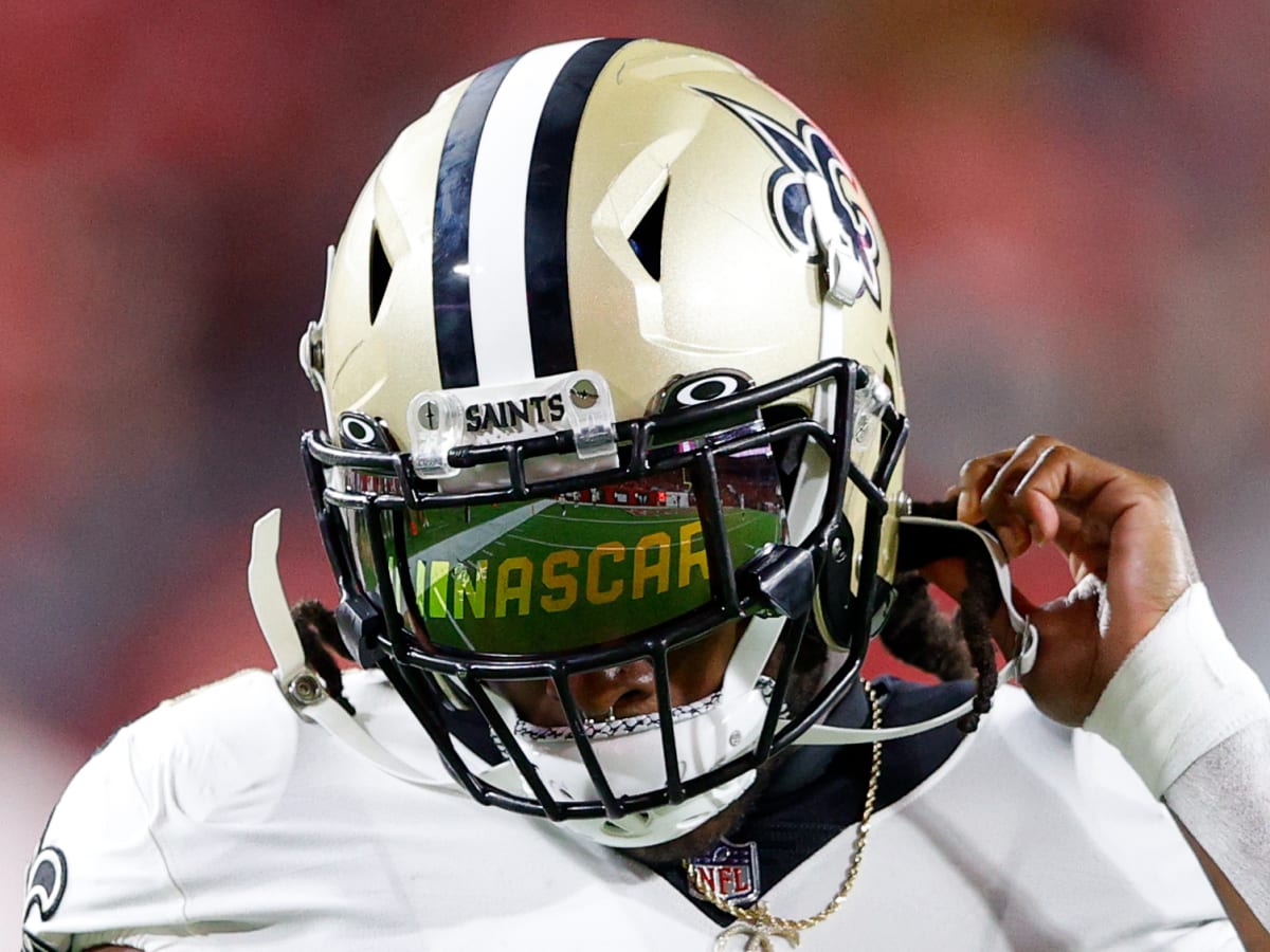 Saints will wear color rush uniforms gold helmets vs. Rams in Week