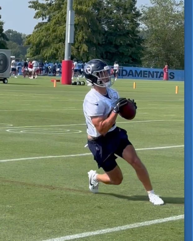 Titans WR Kyle Philips talks about how he trained in the offseason and what  he likes most about his game heading into 2023 - A to Z Sports