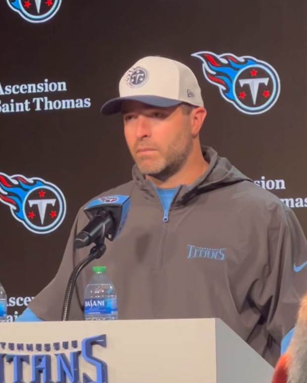 Titans HC Brian Callahan Talks Through Will Levis' Rough Day Vs ...