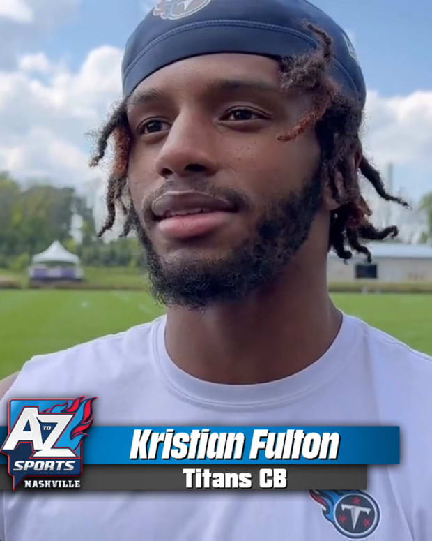 Titans CB Kristian Fulton discusses his strong start to camp