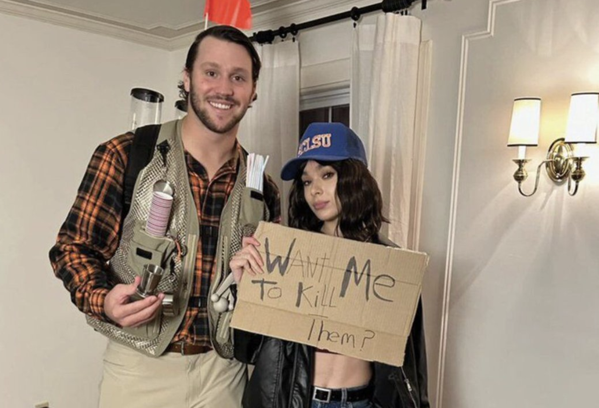 Bills QB Josh Allen and his wife Hailee Steinfeld win Halloween with  incredible costume that has a perfect connection to football - A to Z Sports