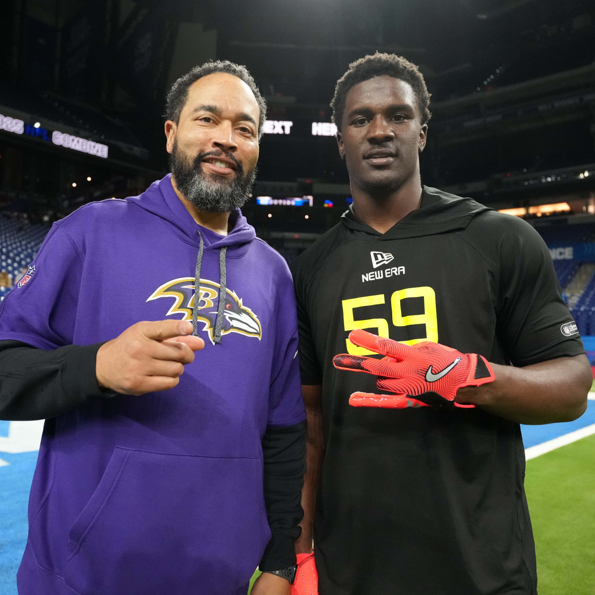 Son of Falcons legend and renowned NFL pass-rush coach invited to