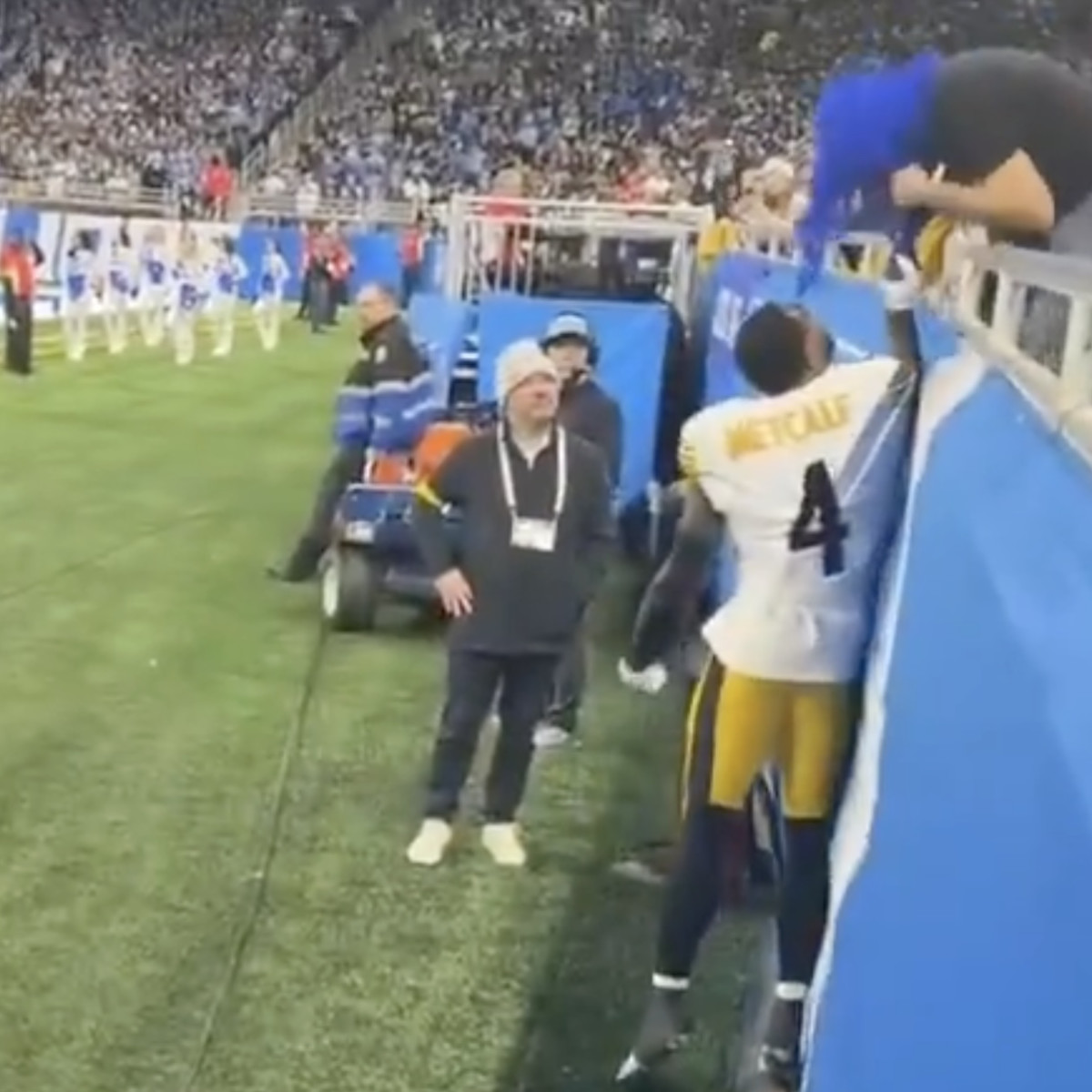 DK Metcalf reveals what caused him to start physical altercation with Lions  fan who lured him away from Steelers' sideline - A to Z Sports