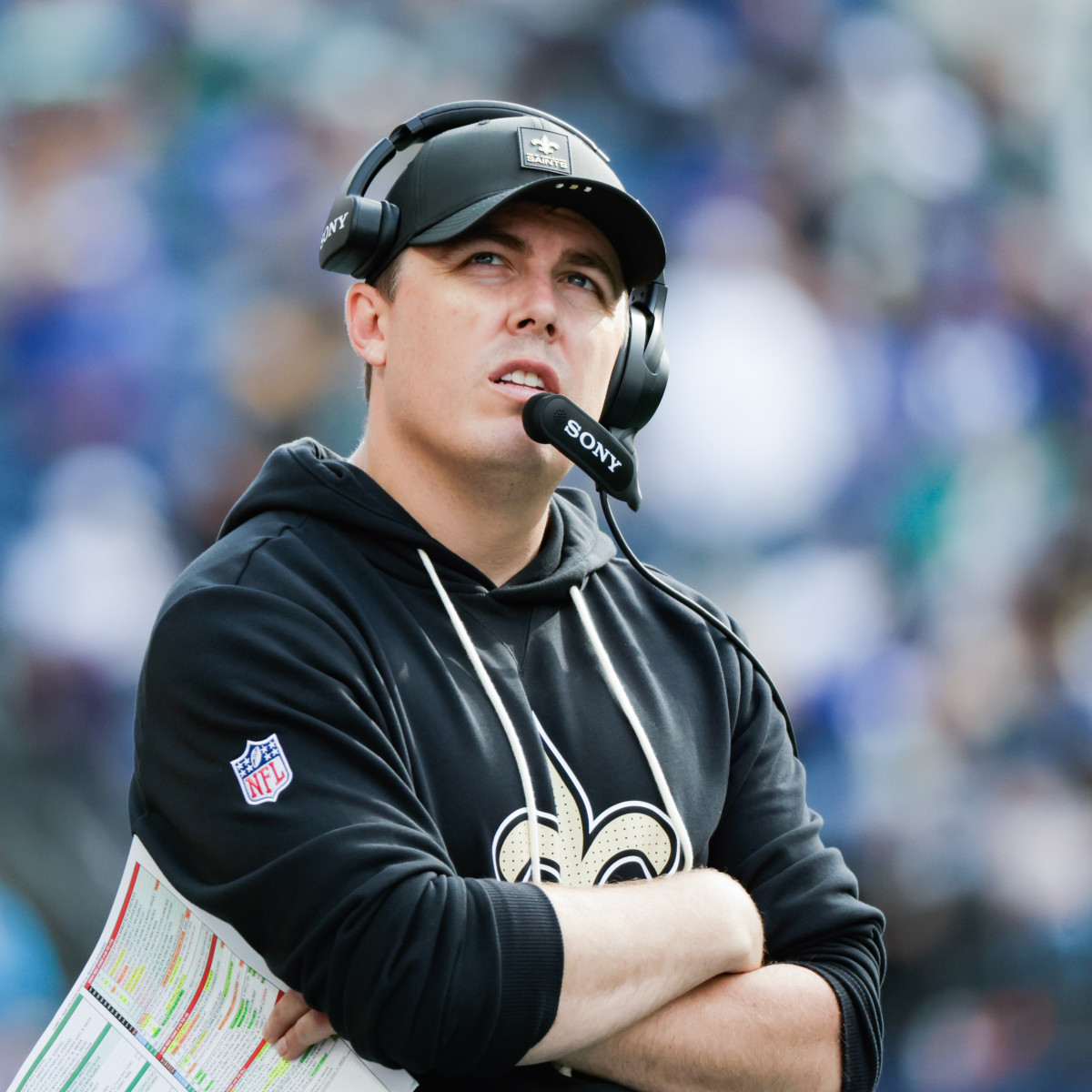 テンダーロイン MOCK NECK NFL ナチュラル　XL The New Orleans Saints and HC Kellen Moore finally find the face