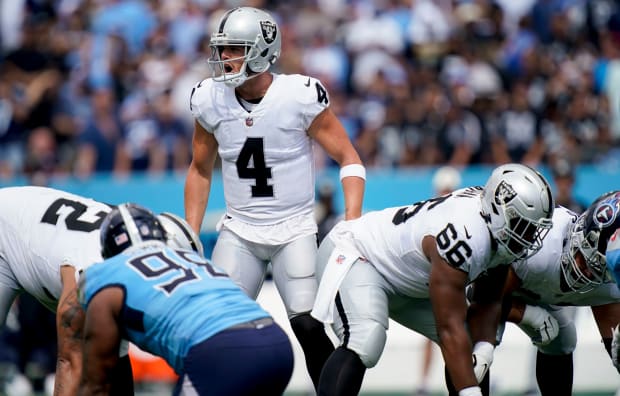 Las Vegas Raiders v Tennessee Titans Week 3 final score: 24-22