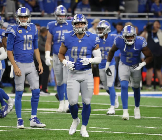 Less cameras,' same Detroit Lions' Malcolm Rodriguez vying for LB job