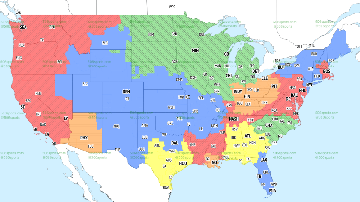 Packers vs. Texans coverage map: Where can NFL fans watch the Week 7 game  on TV?