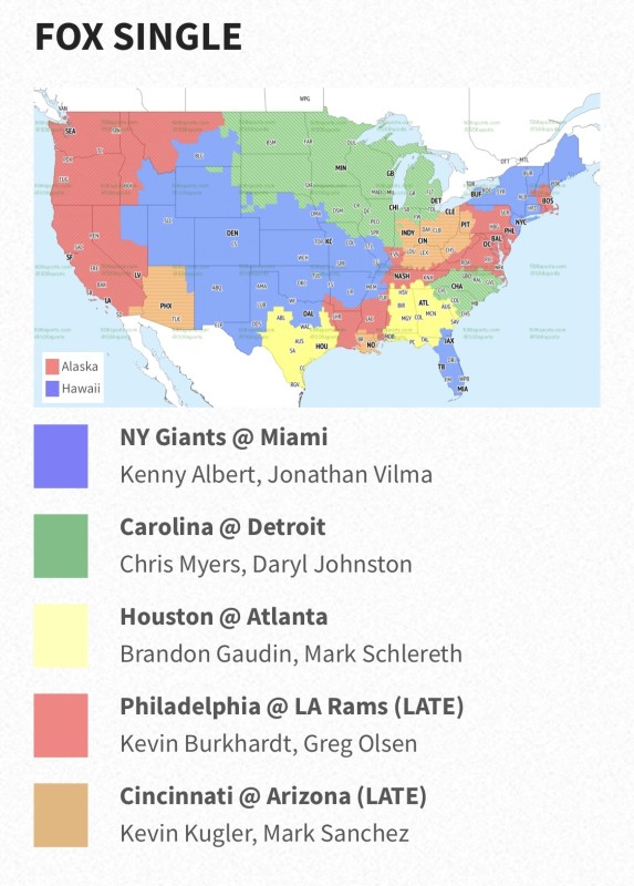 49ers vs. Cardinals broadcast map: Will you be able to watch on TV