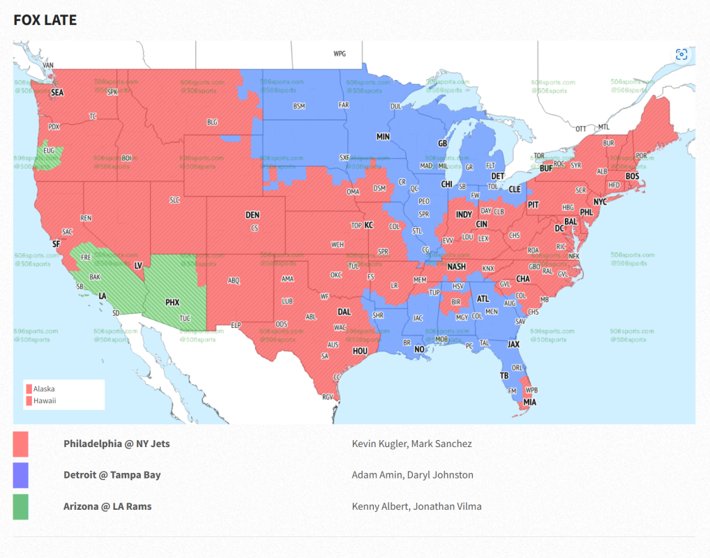 Eagles vs. Commanders broadcast map: Will you be able to watch on TV? - A  to Z Sports