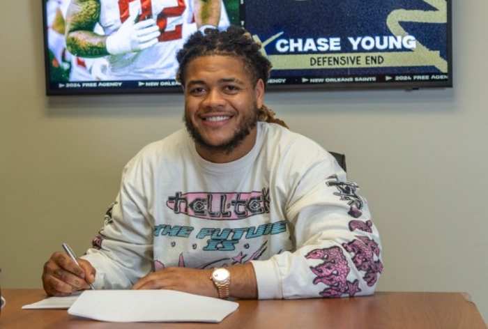 Chase Young explains why he chose the New Orleans Saints during 2024 ...