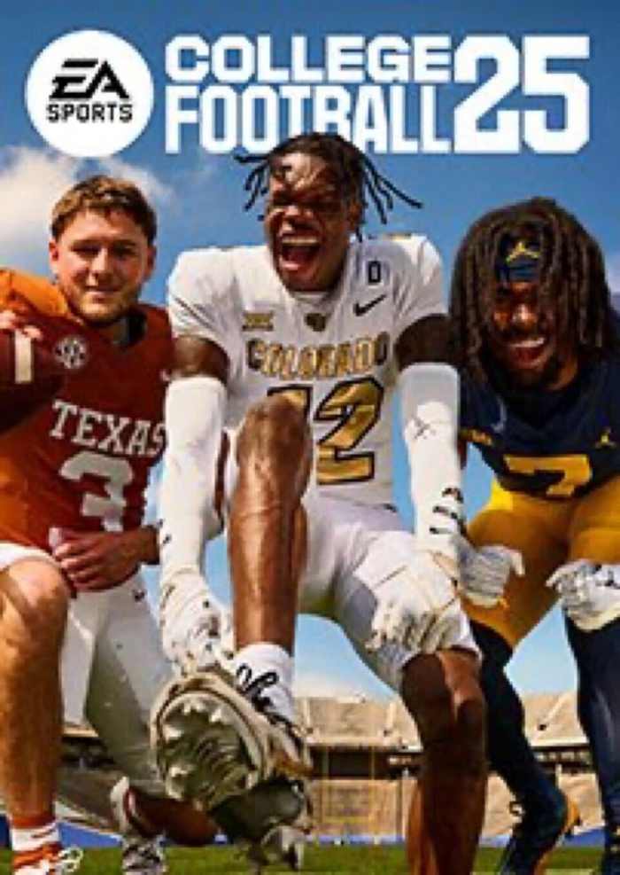 College Football 25 cover leak stars Travis Hunter, Quinn Ewers, and ...