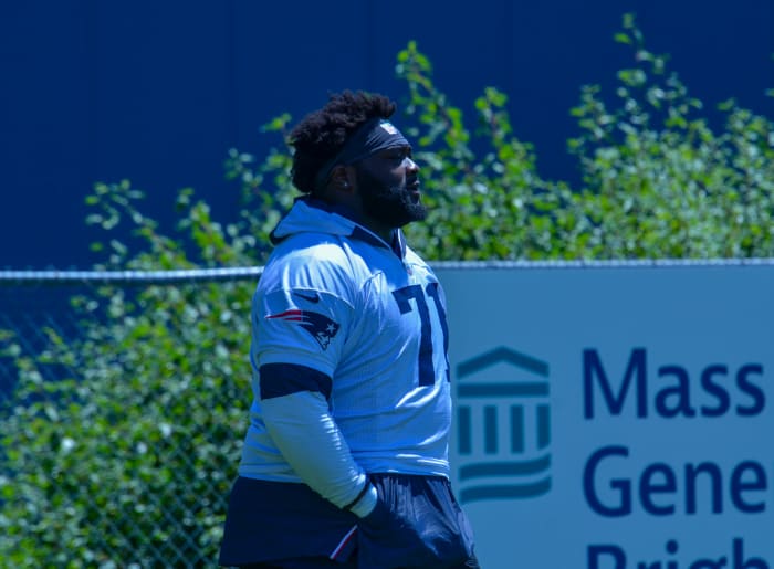 Patriots offensive lineman stresses they have to get better in one