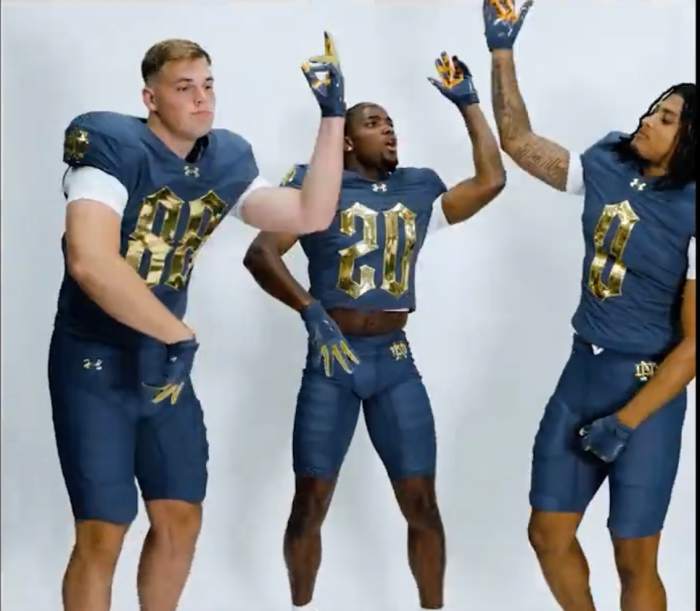 Notre Dame Football unveils 2024 Shamrock Series uniforms with some