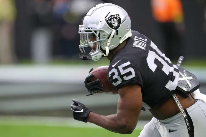 Raiders' RB Zamir White Reveals Josh Jacobs Texted Him