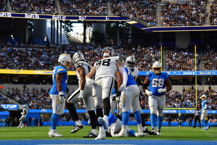 Las Vegas Raiders Vs Los Angeles Chargers Broadcast Map Will You Be Able To Watch On Tv